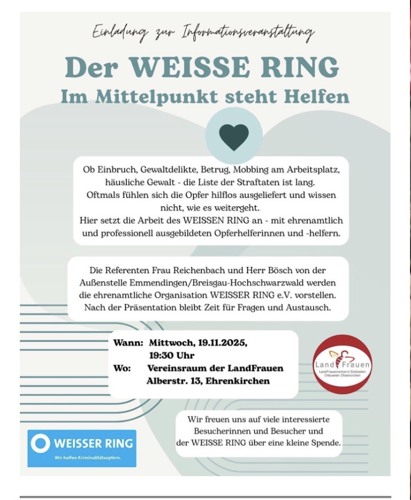 Einladung der Landfrauen